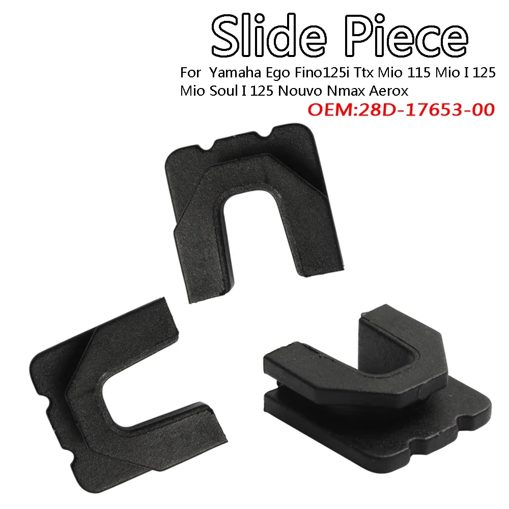 

3pcs Pulley Slide Piece U Clip For Yamaha Ego Fino125i Ttx Mio 115 Mio I125 Mio Soul I 125 Nouvo Nmax Aerox 28D-17653-00