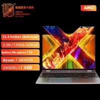 2025 NEW MECHREVO 15X 15.3 inch 2.5K 120HZ Ryzen R7-8845HS 32G DDR5 2T SSD  100%sRGB  All metal body