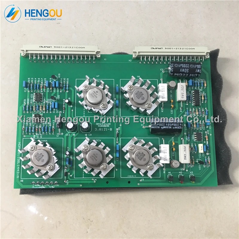 1 Piece Original Used 91.198.1443 SPV Circuit Board SM102 Printing Machine Power Supply Unit Karte SPV Board