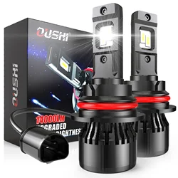 2Pcs 9007 LED 14000Lm 100W Headlight Bulbs 9007 HB5 LED Canbus Headlamp for Ford Explorer F150 Expedition Focus Mustang Rang