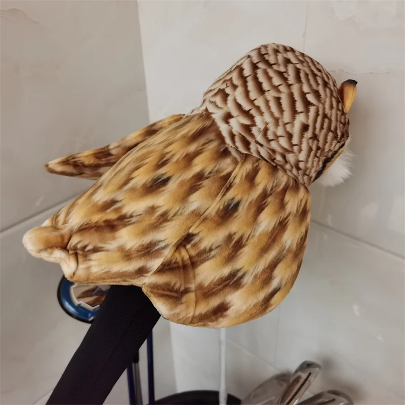 Owl Driver Head Cover Plush Golf Club 460cc Wood Headcover For Man Women