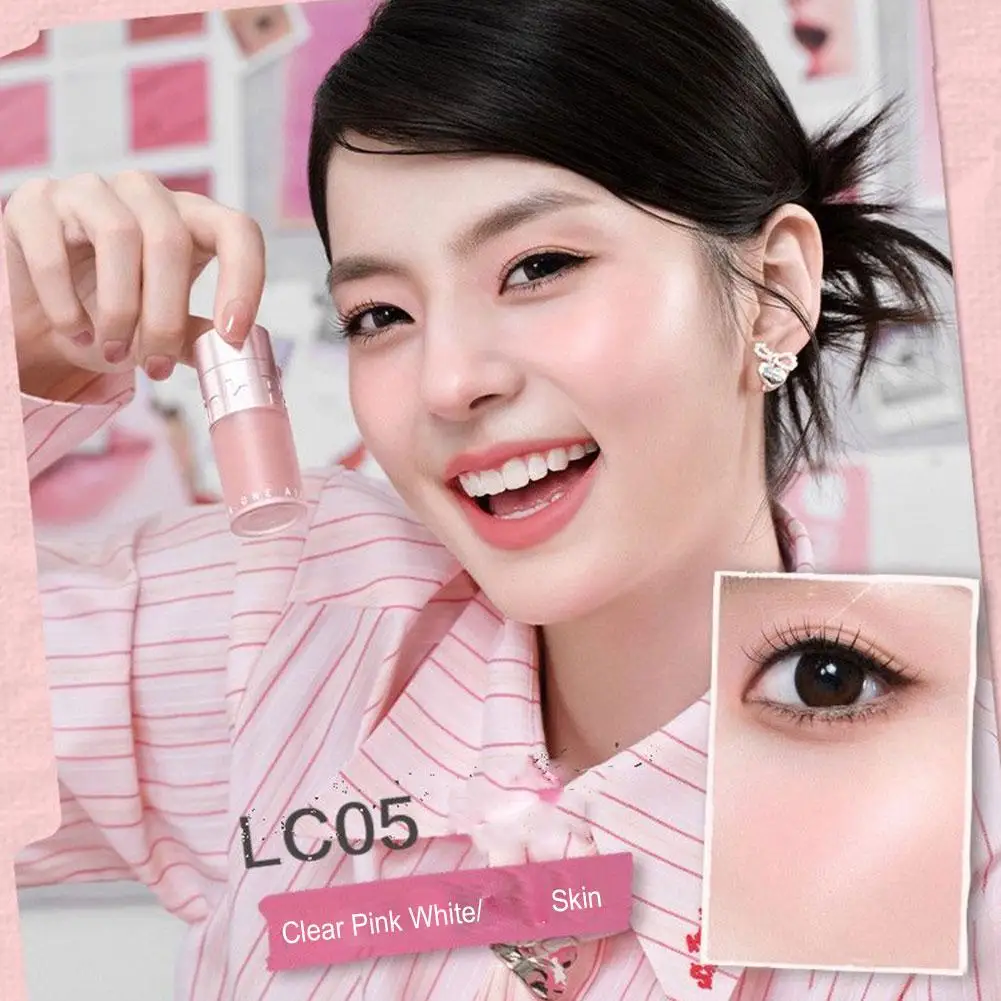 Crema de maquillaje PINK BEAR Lip Glazemud, colorete en polvo mate multiusos, cosméticos de larga duración, lápiz labial con su propio labio Brus K8F8