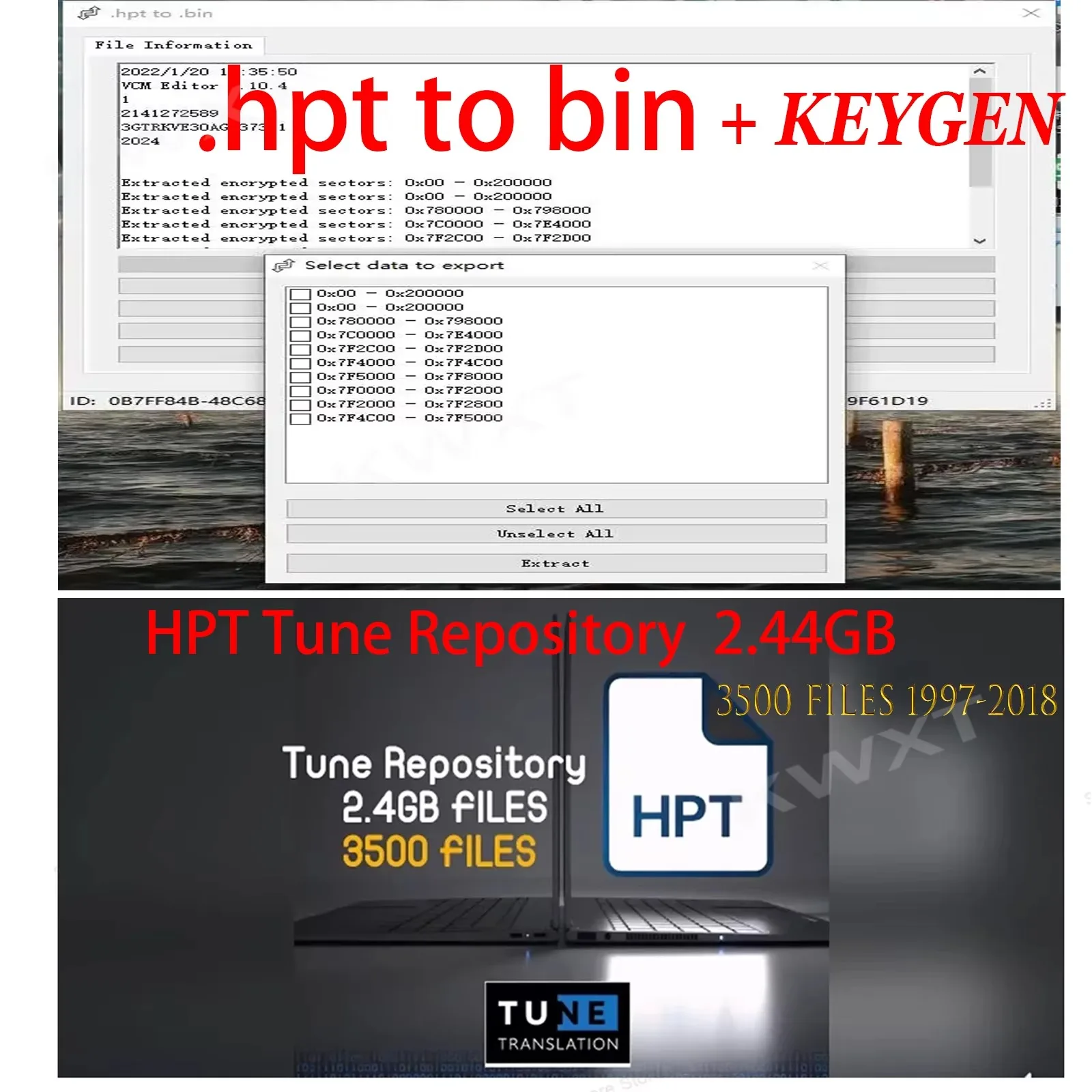 .HPT to .Bin software + Tune Repository 3500 FILES [1997/2018]   FOLDER 2.44GB