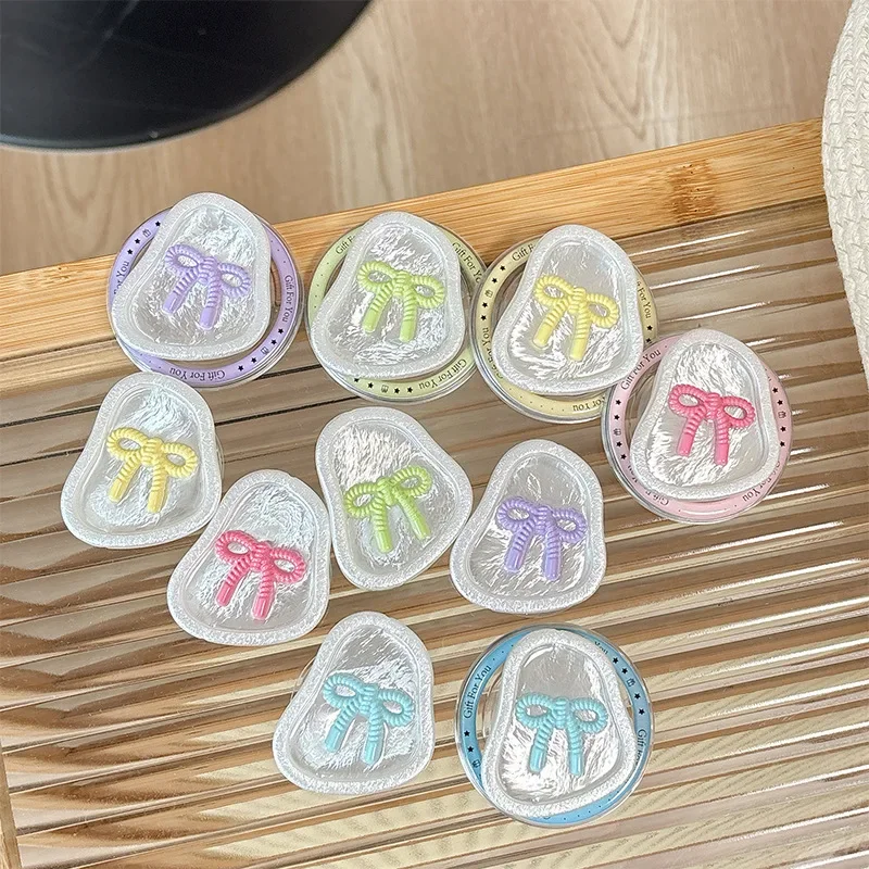 

Summer Colorful Bowknot Magnetic Holder Universal Smart Tok Lazy Bracket For iPhone Samsung Griptok Stand Socket For Magsafe