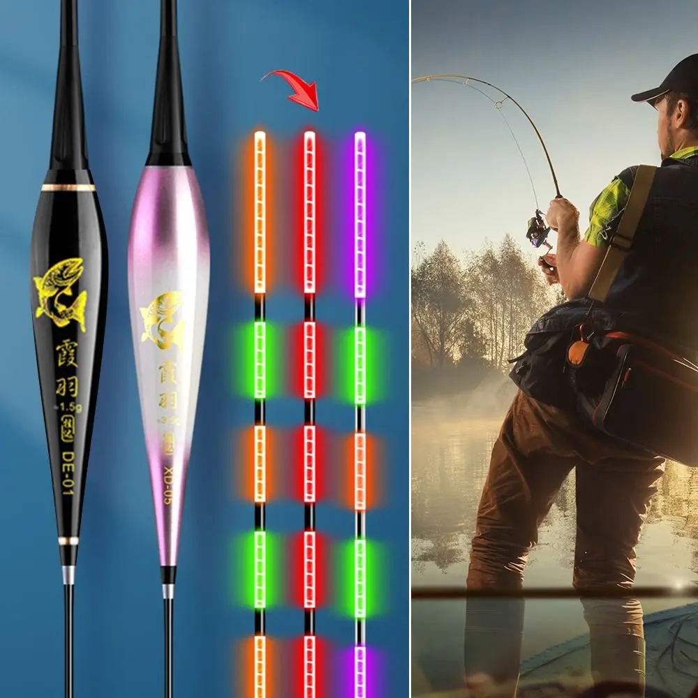 

High Quality Indicator Electronic Fishing Float Slip Drift Tube Buoy Strike Light Float 2 Light Rock Fishing Floats Long Tail