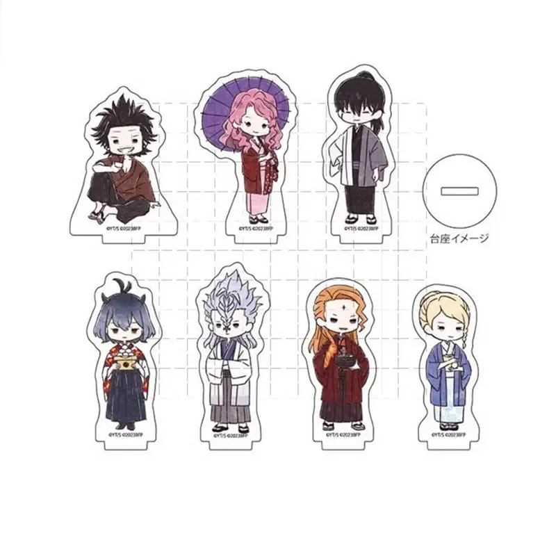 Game Yami Sukehiro Yuno Noell Silva Finral Roulacase Vanessa Acrylic Stand Doll Anime Mini Figure Model Plate Cosplay Toy Gift