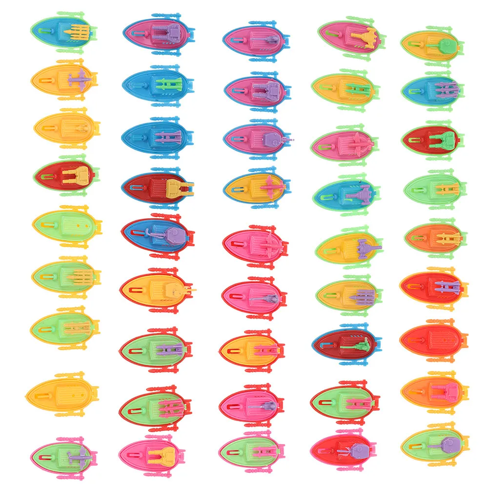 

30Pcs Miniature PVC Boat Ornaments for Home Office Bedroom Decor Desktop Table Succulent Garden Party Favors Beach Theme