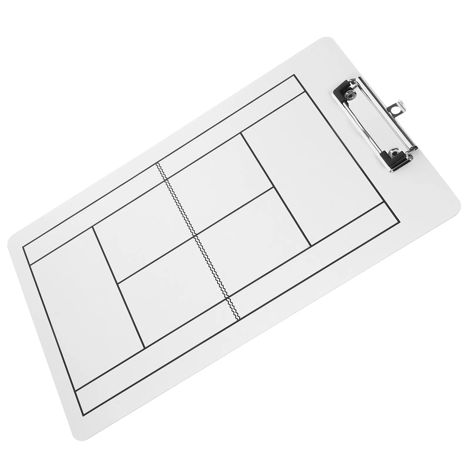 Tennis Dry Erase Coaching Board PVC Tactical Strategy Clipboard Non-Magnetic Erasable for Competition Planning Team Strategy