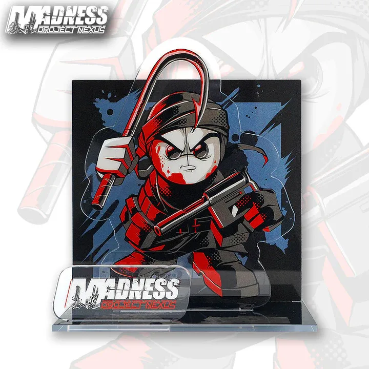 Immagine 6: Hank Acrilico Stand Anime Modello Action Figure Madness Combat Gift Figure Ornamento Accessori Modelli Ornamenti per il desktop