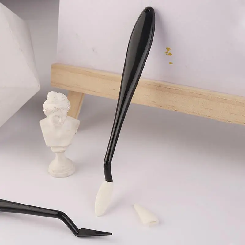 Blending Sponge Pen Art frullatori ceppi ergonomico multiuso Sketch Trimmer cancella pennello per pittura a carbone per esterni