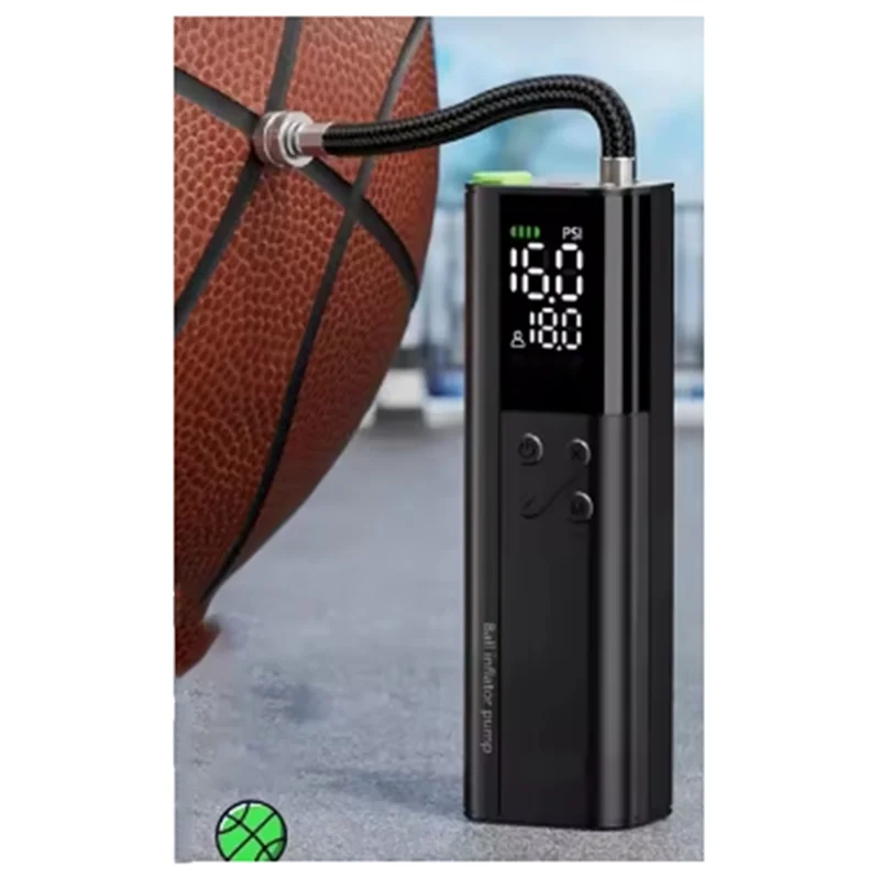 

Car Tire 20Psi Auto Air Compressor, Wired Electric Pump For Sports Equipment, Extended Cord