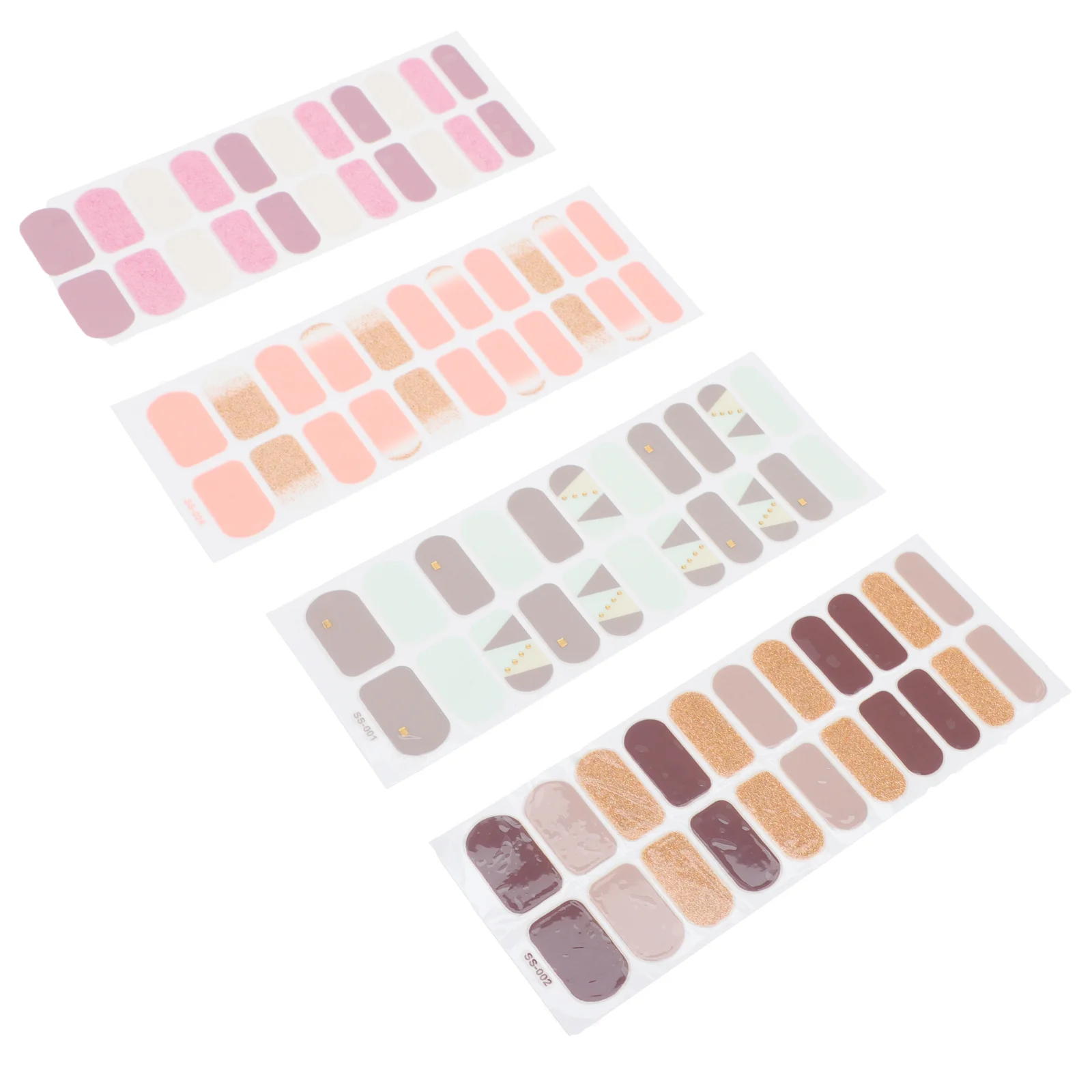 شرائط طلاء الجل يلتف ملصق الأظافر الشارات اكسسوارات مانيكير ملصقات الزخرفية للأظافر الاكريليك نصائح النساء