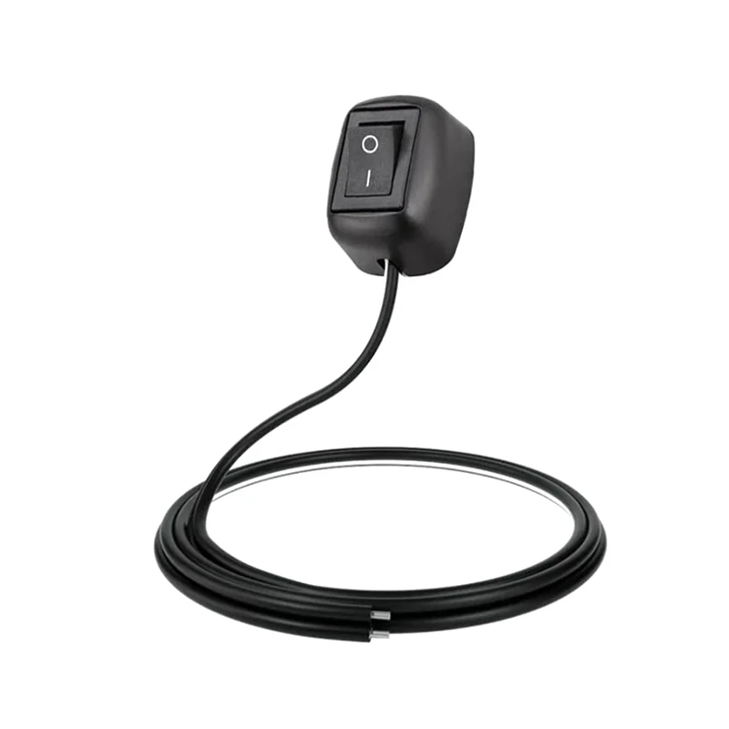 Universal Power off Switch with 60cm/100cm Cable Car Button DC 12V/24V Battery Disconnect Switch for Fog Lamp Neon Light Vehicle
