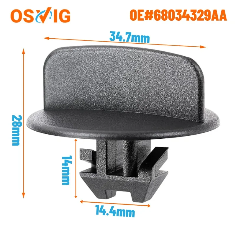 

20PCS OE#68033794AA 68034329AA Front Bumper Lower Deflector Retainer Clips For Jeep Grand Cherokee 2005-2020