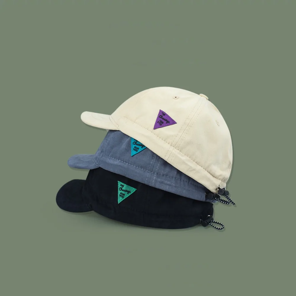 Anti-Sun Couple Baseball Cap Hot Sale Adjustable Breathable Fishing Cap Short Brim Retro Peaked Cap Gift