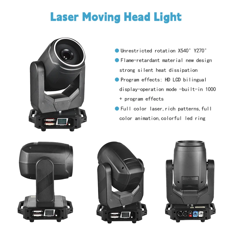 10W RGB Moving Head Laser Light Bar Quick FB4 Show for Party Ambiance Wedding Ceremonies Nightclubs Theme Parks