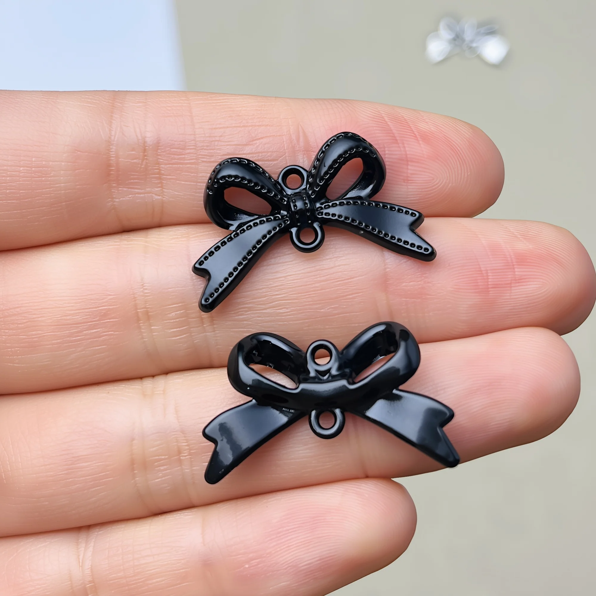 10pcs Butterfly Pendant Connectors Bow Alloy Pendants Jewelry Connectors Handmade Necklace Earrings DIY Jewelry Making Findings image 5