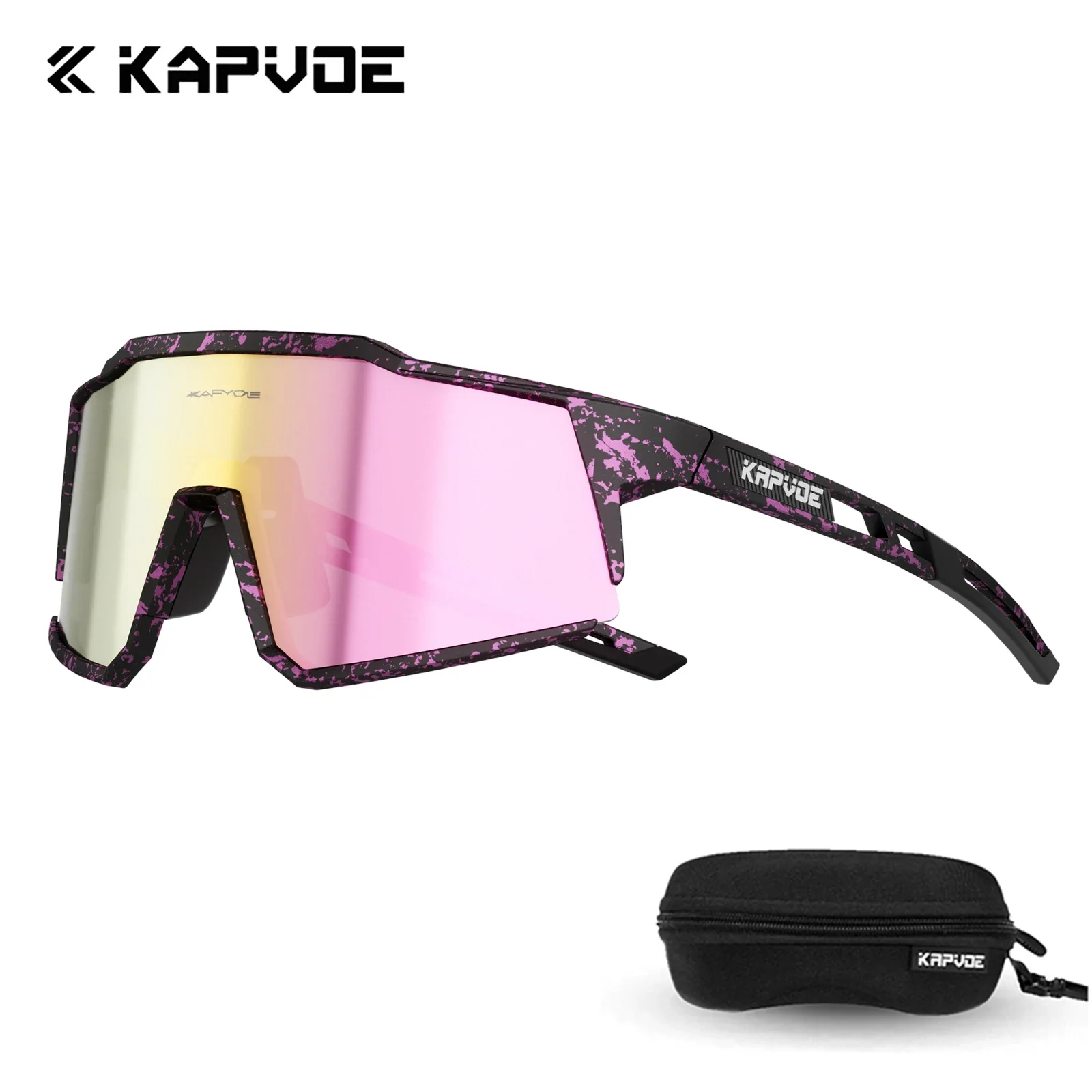 Kapvoe Neue Männer Sport Straße Radfahren Gläser Fahren Im Freien Fahrrad Sonnenbrille Frauen Brillen Berg UV400 Reiten Brille