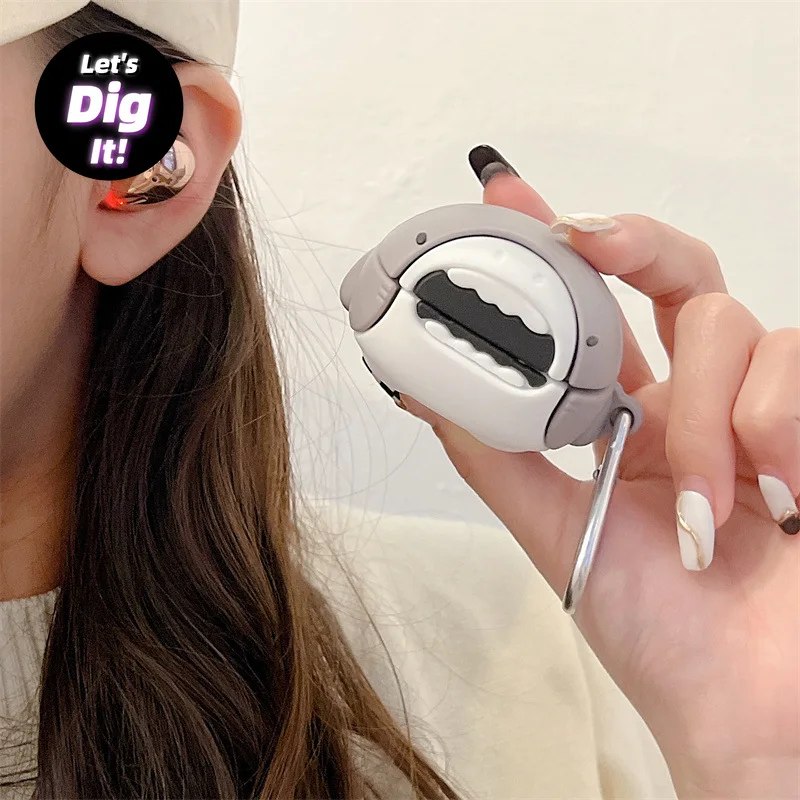 3D Cute Cartoon Wireless Earphone Case For Samsung Galaxy Buds 2 Pro FE Creativity Bubble Gum Cover For Samsung Buds 2/Live/Pro