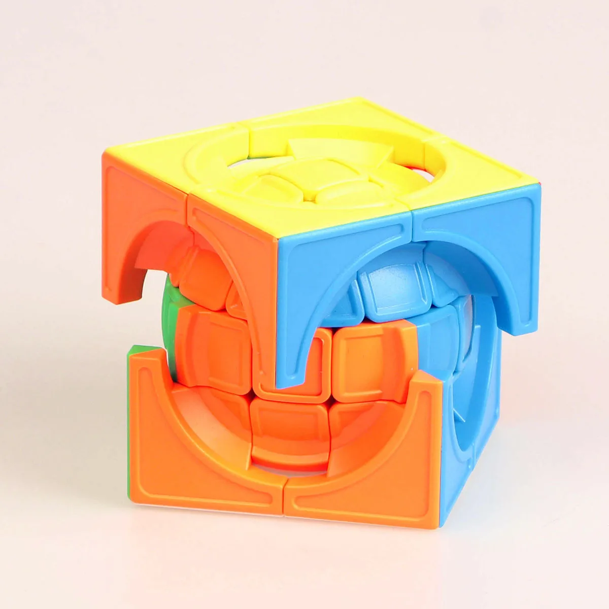 Magic Ball, Magic Cube Ball, Fun Stress Relief, Brain Boosting, Magic Ball Speed Game, Children's Color Blocking 3D Puzzle Toys