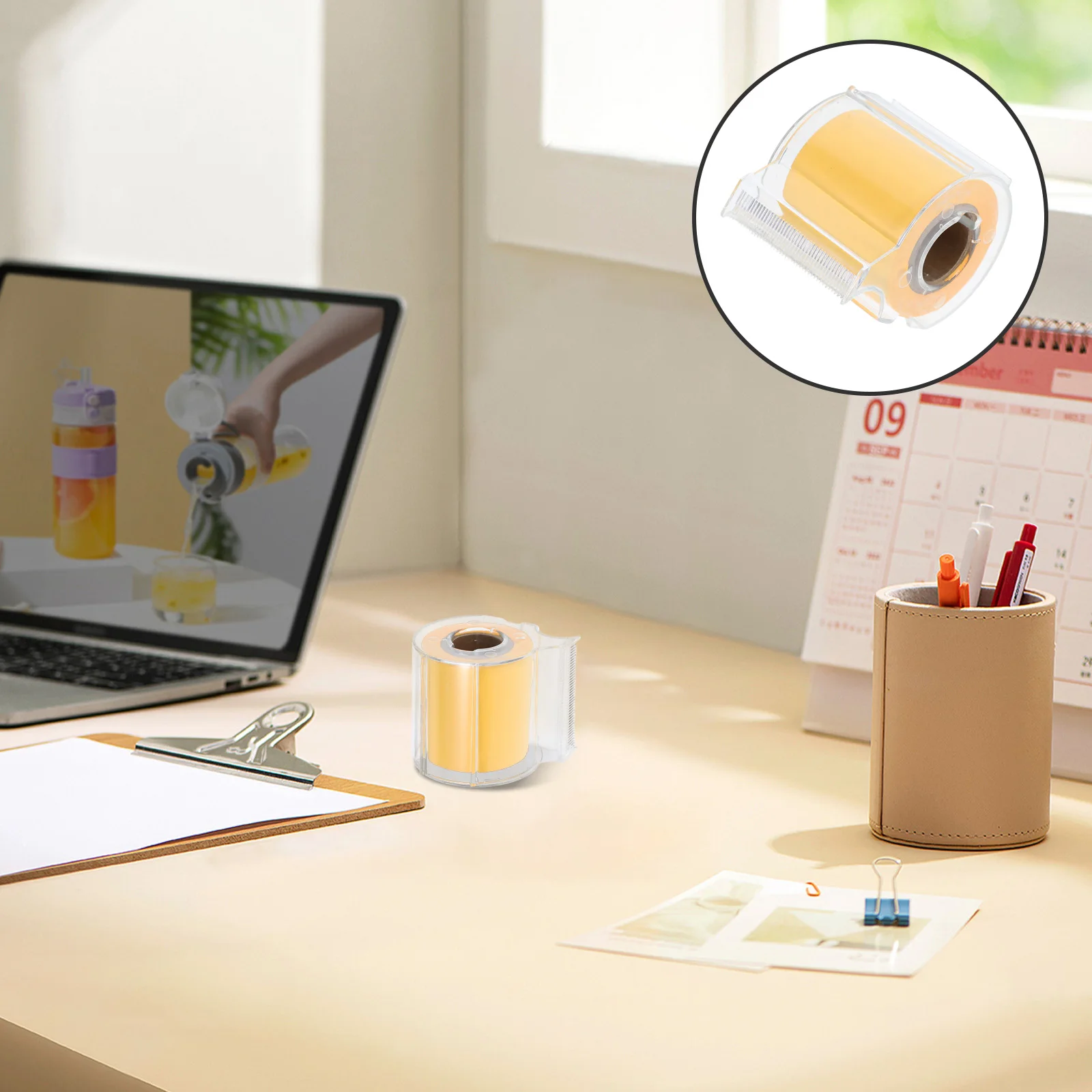 

30M Self-Adhesive Memo Roll Strong Hold Office Home Multi-Function Note Pads Tearable Reminder Stickers Portable
