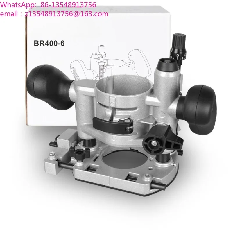 Trimmer base, trimmer bakelite milling fixed base aluminum bottom woodworking auxiliary tools