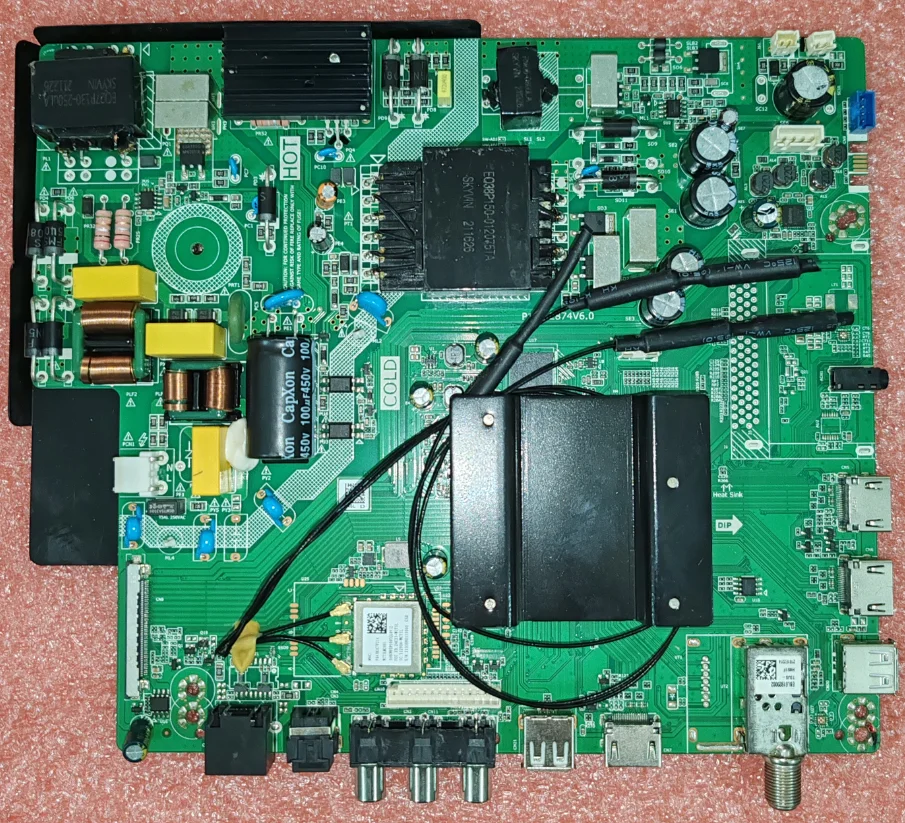 

P150-2874V6.0 4K WiFi network TV motherboard 4 core 1.5G+8G Order 2 specifications according to the diagram