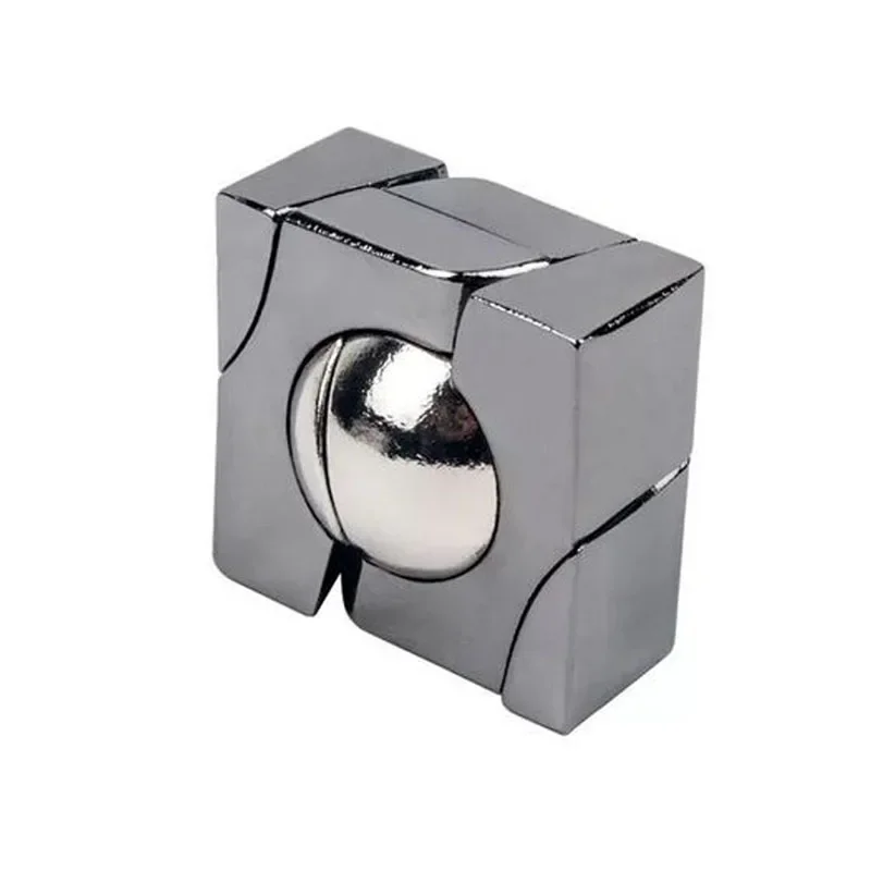 Alloy Magic Ball 3D Metal Adult Intelligence Puzzle Toys Unlock Puzzle Toys Jigsaw Stress Relief Toys