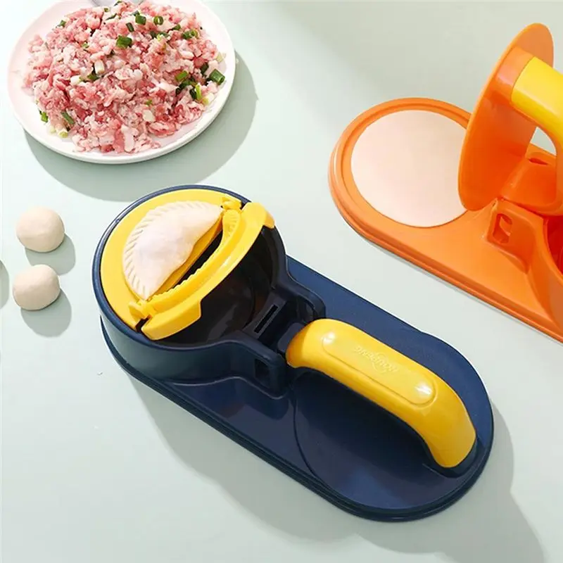 A67P-Dumpling Mold, 2Pcs Dumpling Maker & Press Mold, Multifunctional Dumpling DIY Making Tool,Convenient Durable Rinseable