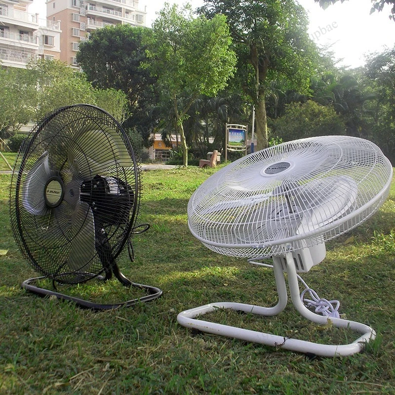 Commercial Industrial Heavy Duty High Speed Shaking Head Floor Fan Powerful Electric Cooling Fan for Home Workshop Use