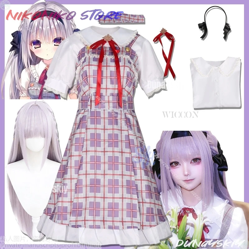 

Honjyou Manami Cosplay Galgame Manakashi No Yuri Wa Akaku Somar Anime Costume Kawaii Jk School Uniform Dress Lovely Halloween