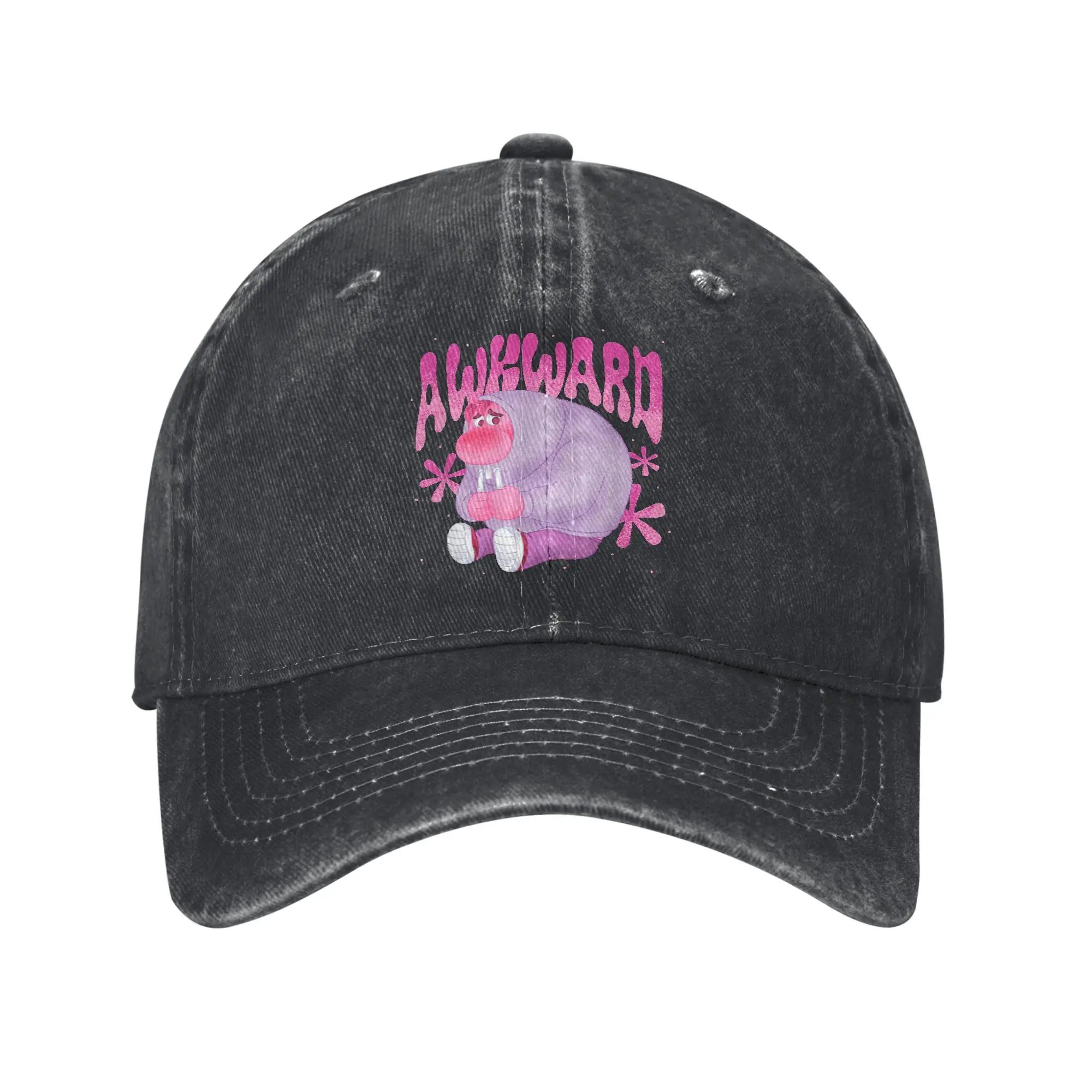 Inside Out 2 Awkward Embarrassment Casual Baseball Cap  Outdoor Gym Trucker Hat Summer Hot Sale Unisex Men Stylish Baseball Caps