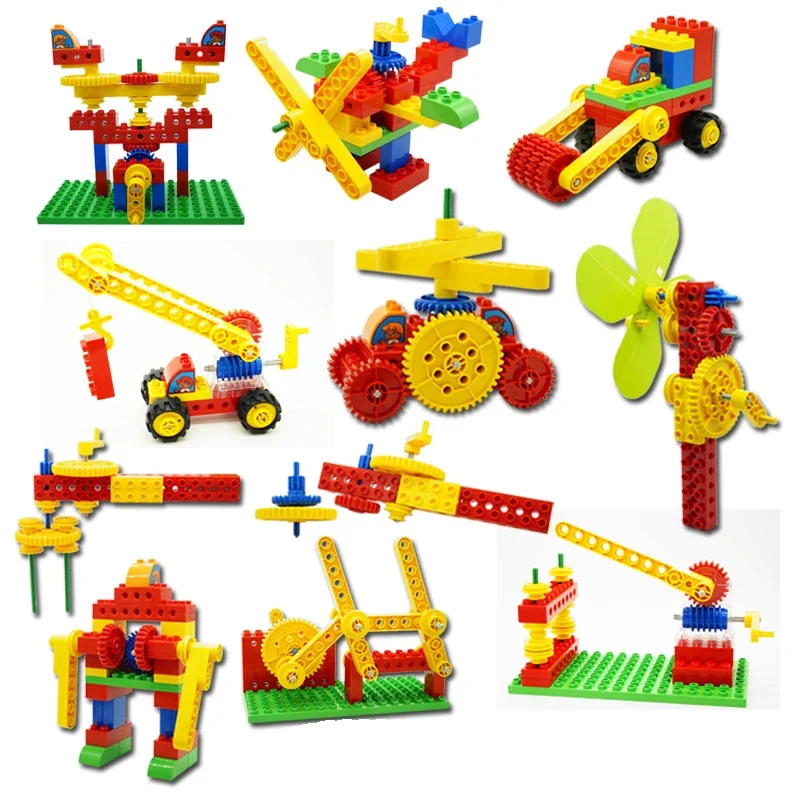 9656 Particle Big Size Building Block Compatible With lego Duplo 