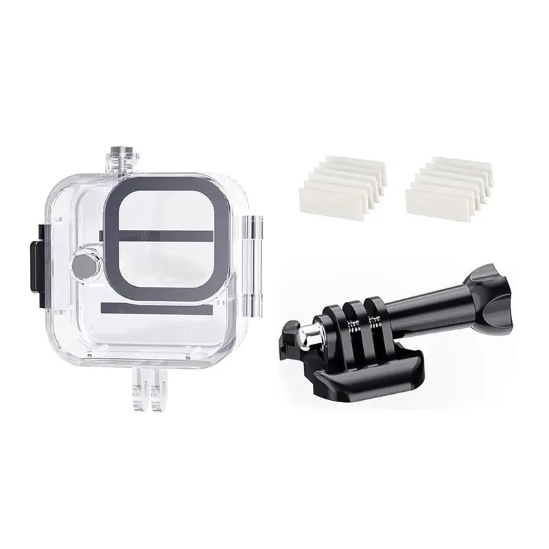 N93R Mini Custodia per Gopro Hero11 Custodia protettiva per immersione subacquea nera impermeabile 60M