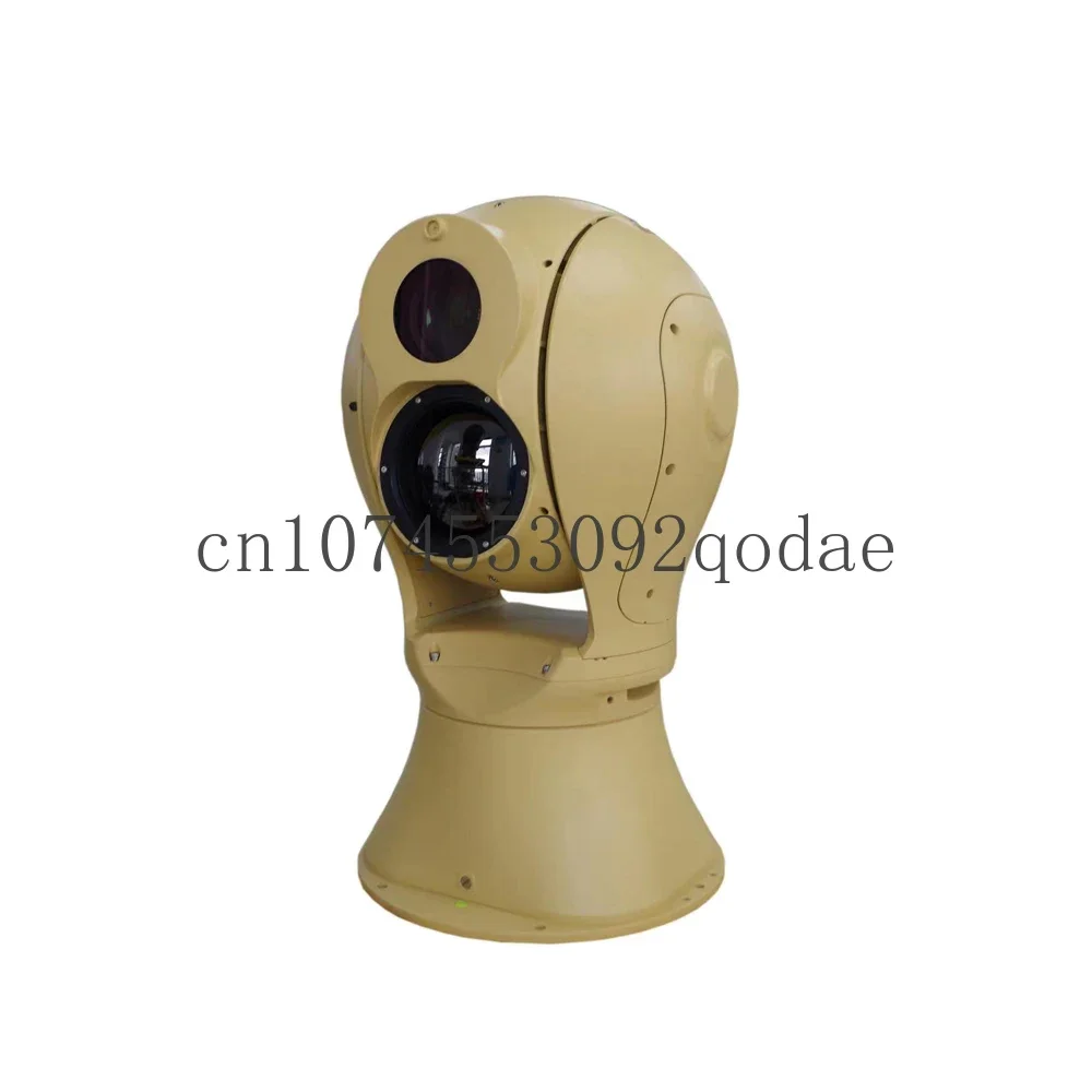 Vessel Mounted Ultra Long-range Multi-sensor EO IR 92X Zoom Gyro Thermal Infrared Ptz Camera with Rangefinder