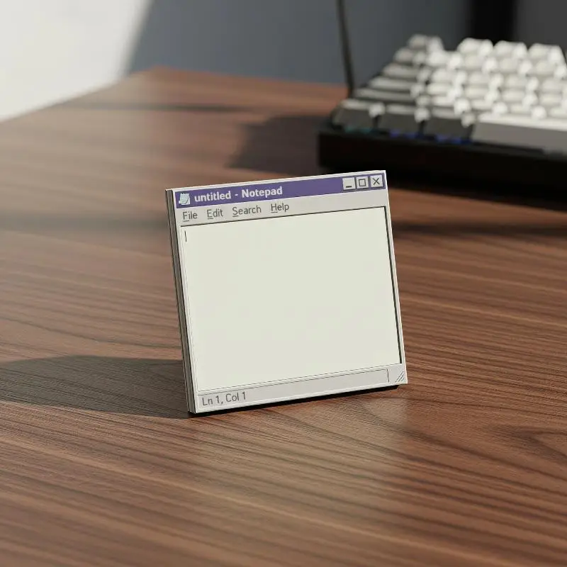Retro Computer Sticky Notes 5 Books 250 Sheets Vintage Old Windows Style Self-Adhesive Memo Pad Office Reminder Notes