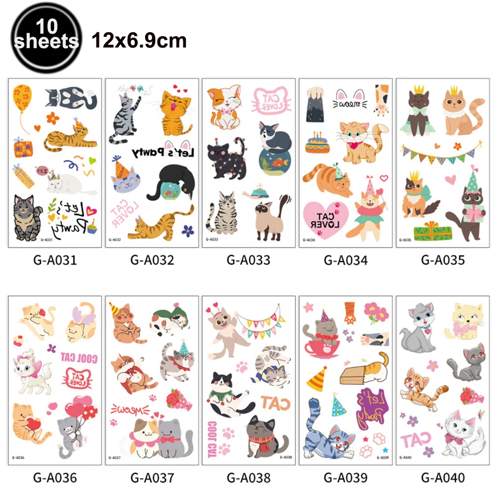 Cute Cat Theme Party Tableware, Plates, Cups, Napkins