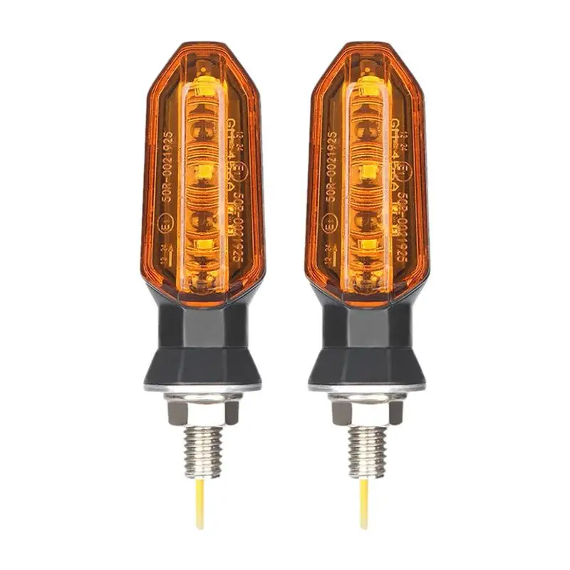 2Pcs Motorcycle Turn Signal Lights Flashing Light Blinker Turn Universal LED Lamp 12V LED Blinker Auto Accessories For Motorbike