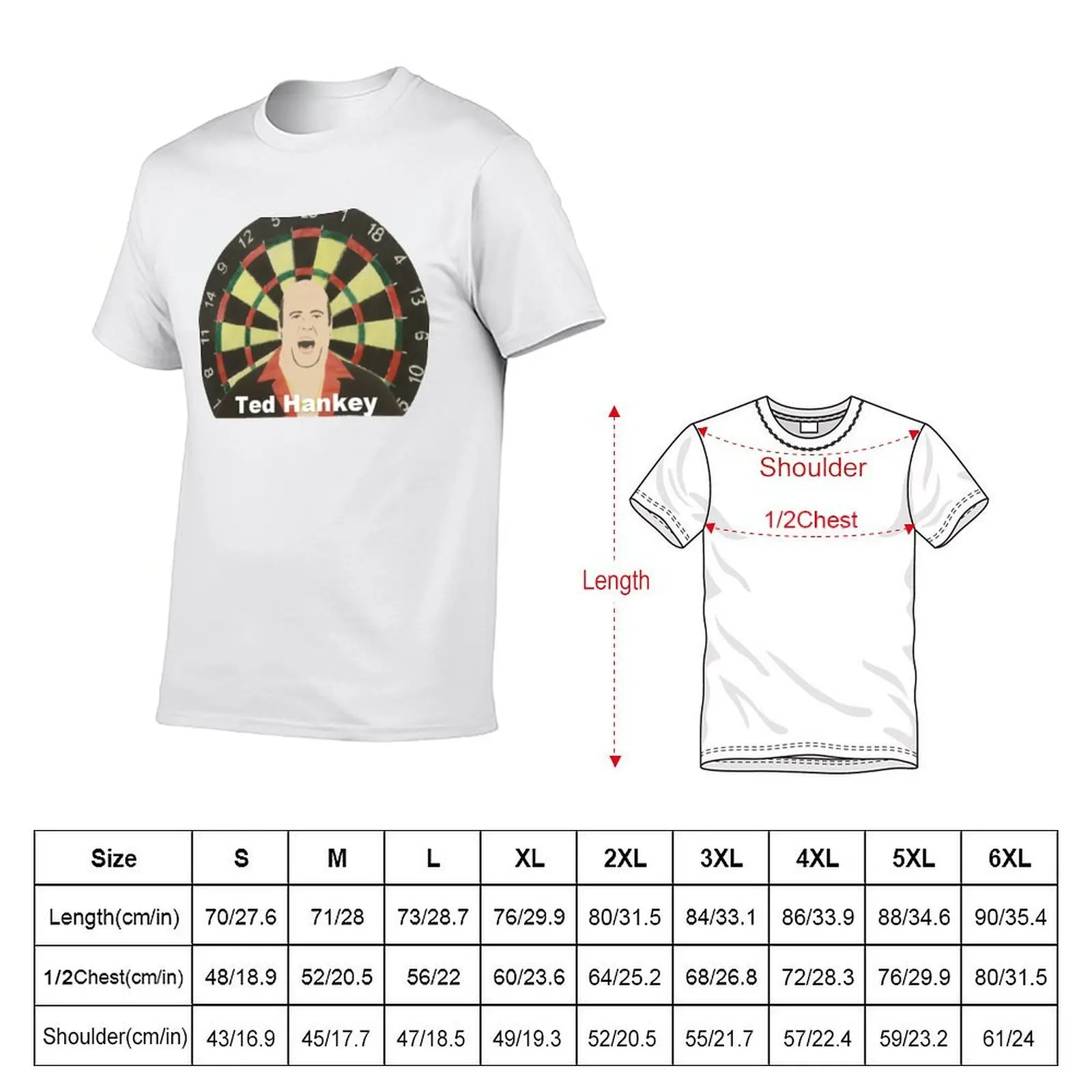 Ted Hankey version 3 T-Shirt vintage clothes Aesthetic clothing tee shirts for men
