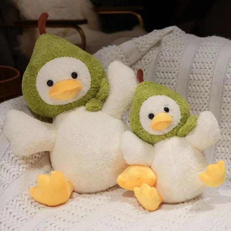 30/40 センチメートルシミュレーション新しい楽しい梨アヒル人形ぬいぐるみ漫画アニメ枕キュートで楽しい人形子供の誕生日ギフト