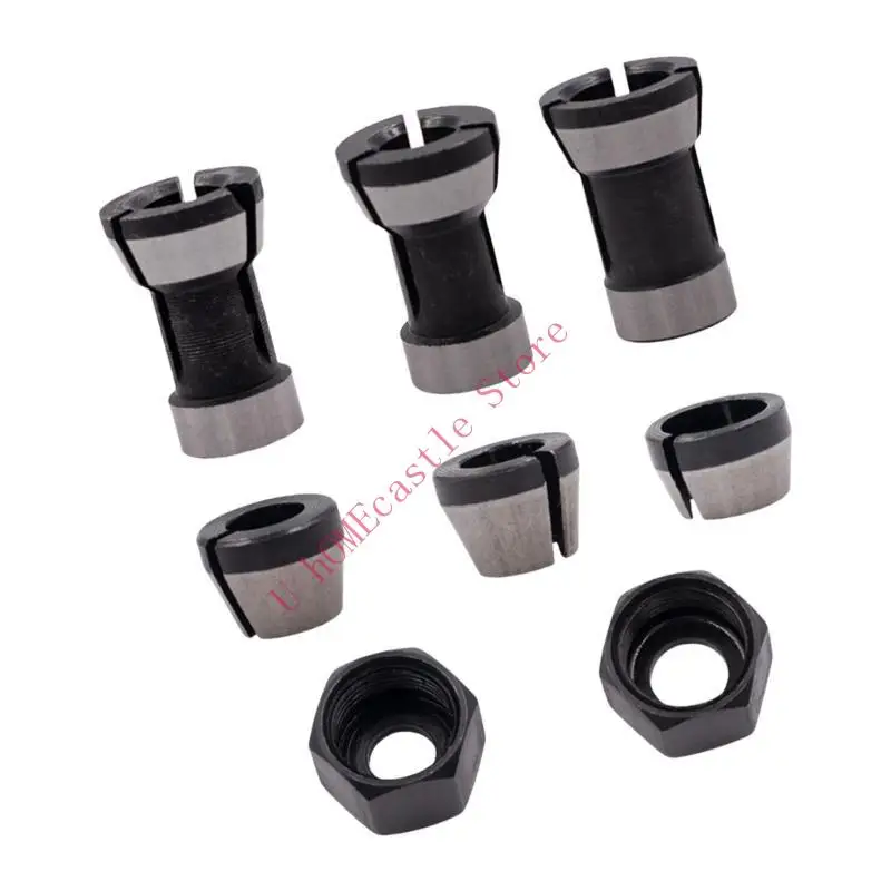 

63HF Collet Chuck Conversion Sleeve Adapter Woodworking Routers Clamp Holder