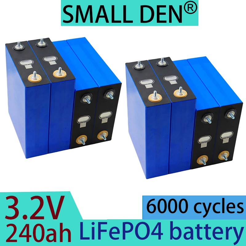 3.2V 240ah Lifepo4 rechargeable battery pack  lithium iron phosphate prismatic scooter tricycle electric vehicle solar energy