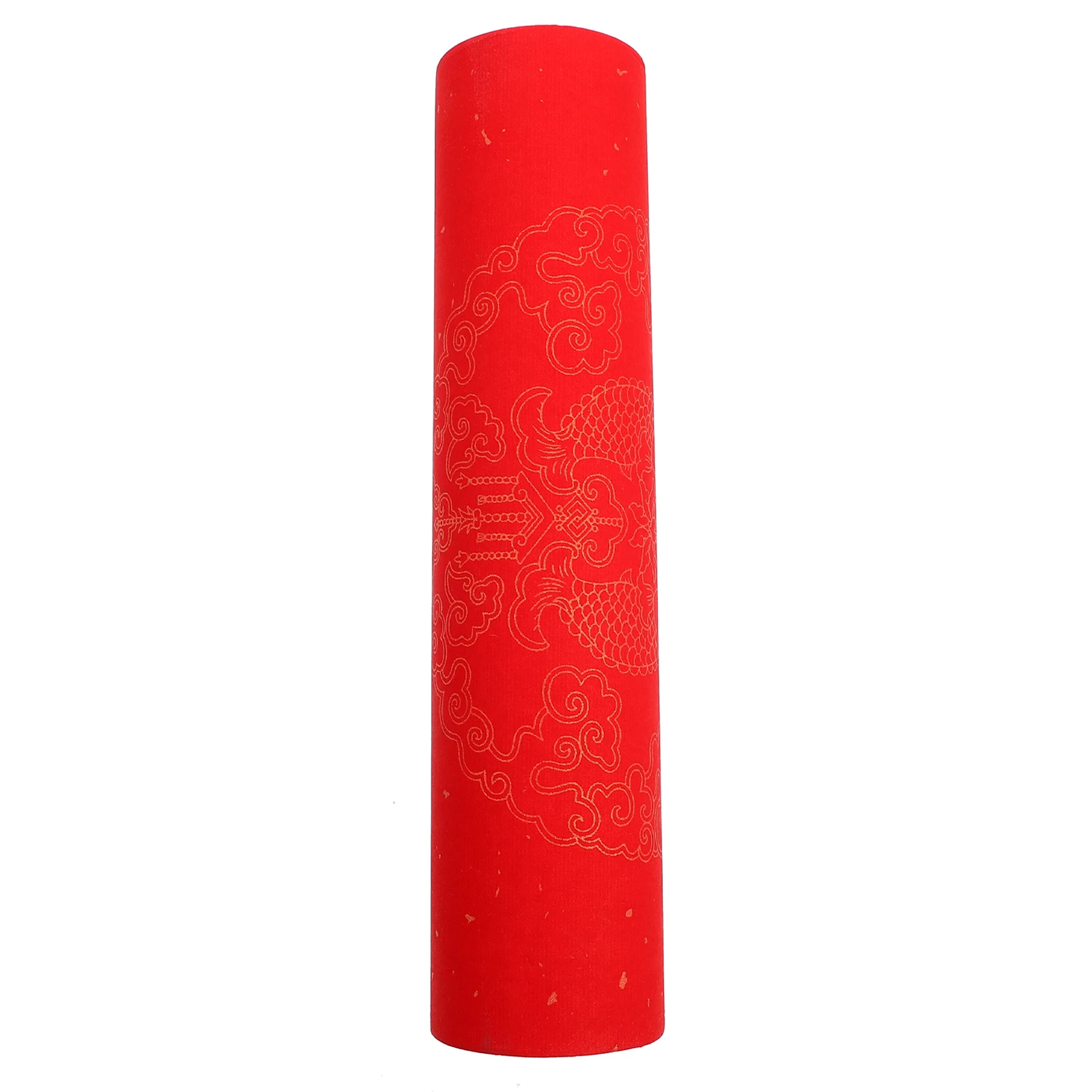Red Xuan Paper Blank Couplet Spring Festival Writing Calligraphy Long Scroll Lightweight Compact Size Perfect for Wedding