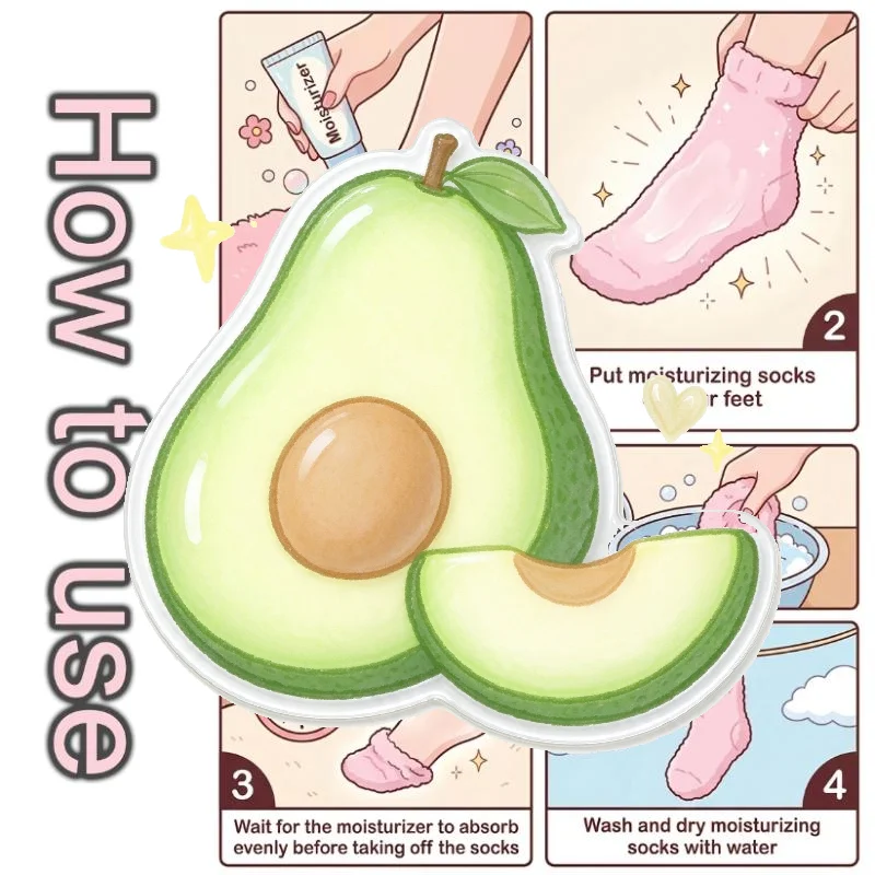 【Y】Reusable Silicone Moisturizing Foot Socks Anti-Cracking Soothe Rough Skin for Dry Cracked Heel Foot Care