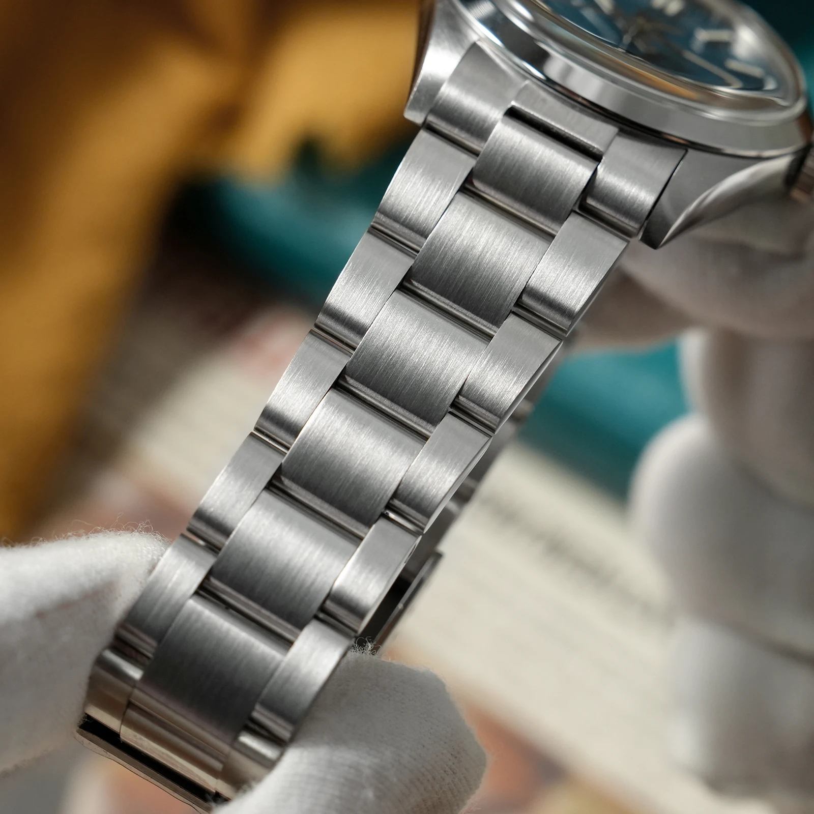 WatcV3 37mm CNC Quartz Watch VH31 Sweep Second Sapphire Crystal 100M Waterproof Luminous Stainless Steel Diver