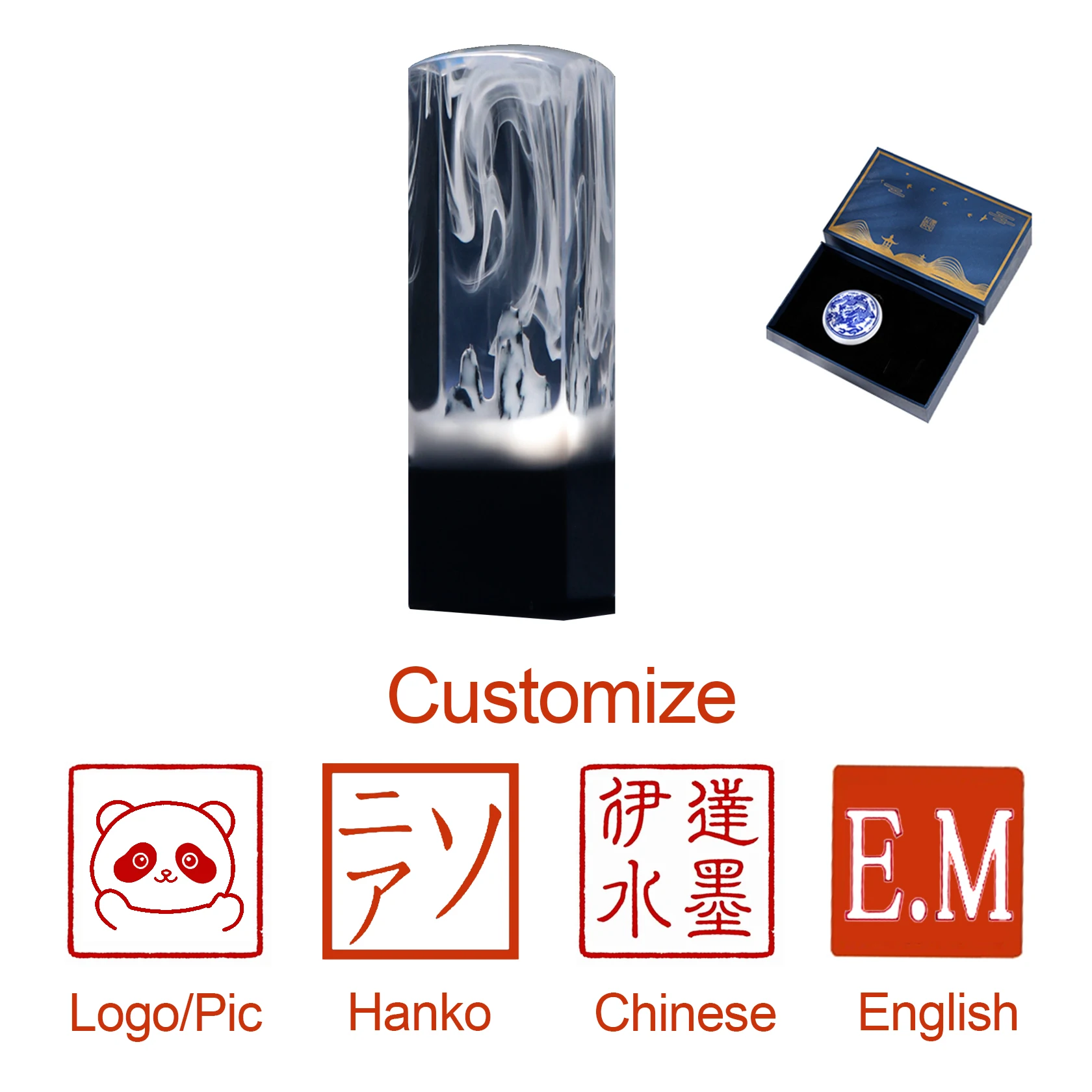 

Персонализированный штамп с китайским именем, деревянный штамп из смолы, английский, корейский, японский штамп Ханко для каллиграфии, рисования, подарки для учителей