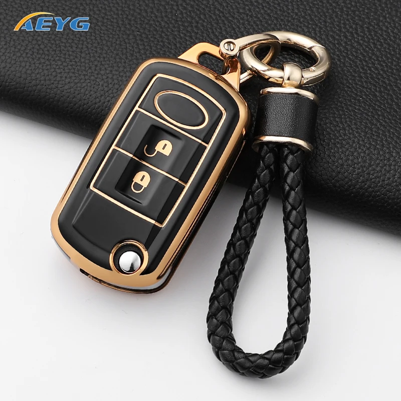 Fashion TPU Car Key Case Cover Shell For Range Rover Sport Vouge Land Rover Discovery 3 2006 2007 2008 2009 keyless Accessories