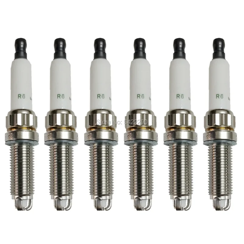 

4-6 шт. 12120037244 Свечи зажигания подходят для BMW E90 E91 E92 E93 E82 E80 E60 E89 E71 E72 740i X6 Z4 0242140507 ZGR6STE2