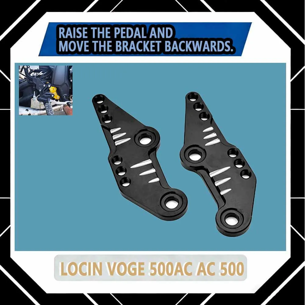Para Locin VOGE 500AC AC 500, eleva el pedal, mueve el soporte hacia atrás y eleva el adaptador del código del pedal.