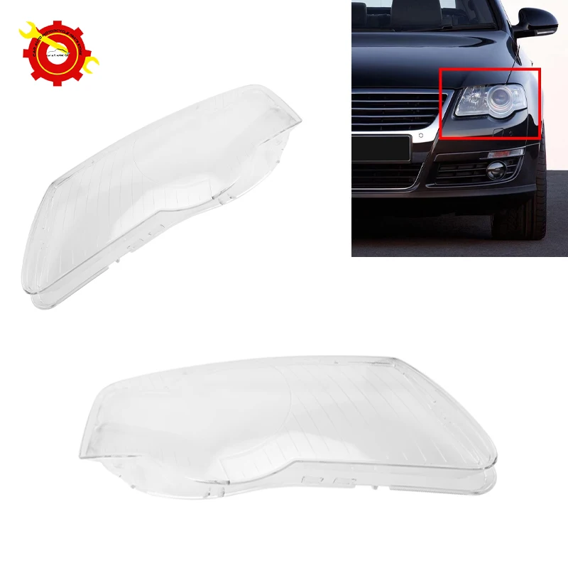 

Для VW Passat Magotan B6 R36 2006-2008-2011, крышка объектива передней фары автомобиля, яркие прозрачные капоты для фар, замена левой/правой